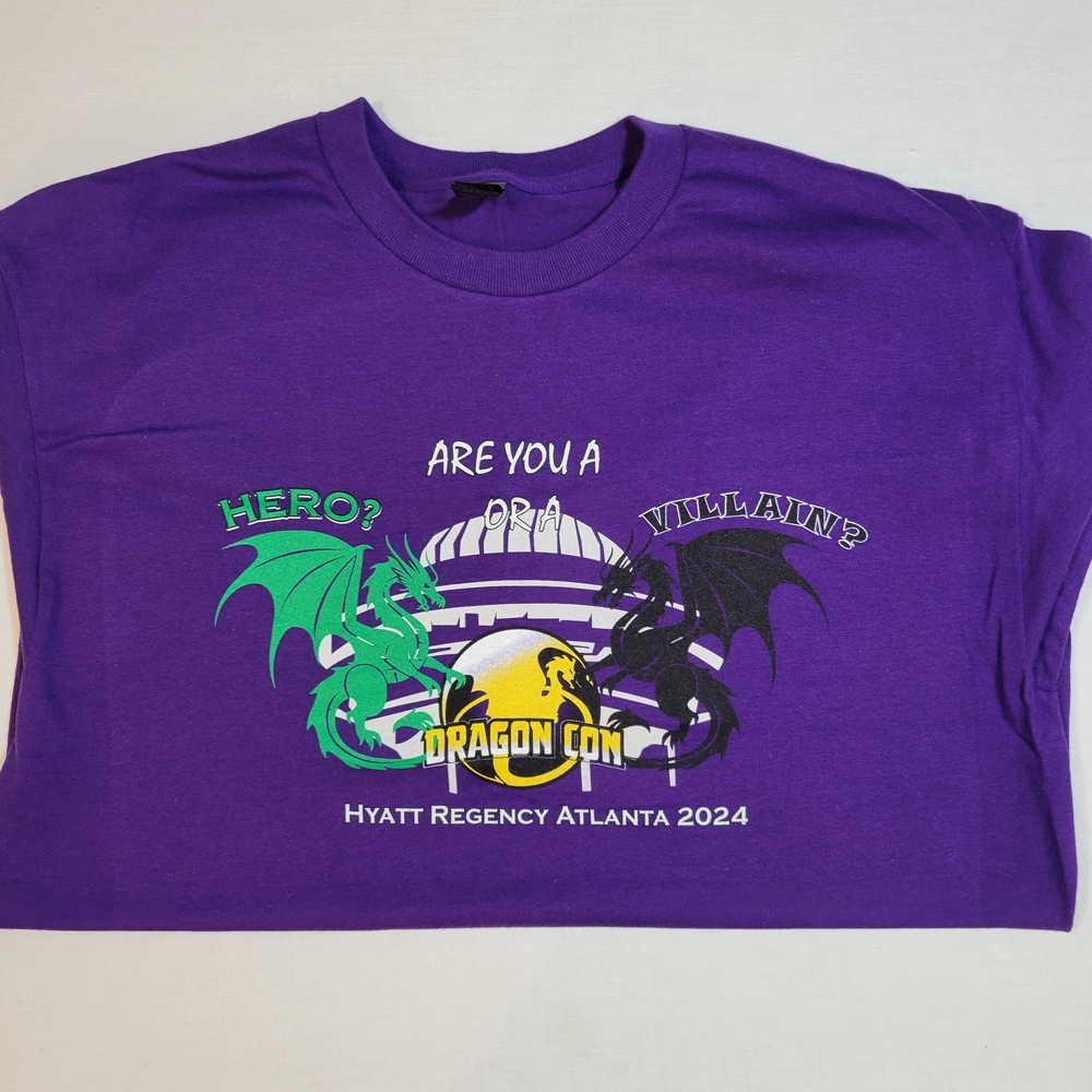 EUC! Dragon Con 2024 Hyatt Regency Atlanta: Unisex Medium 100% Cotton T-shirt